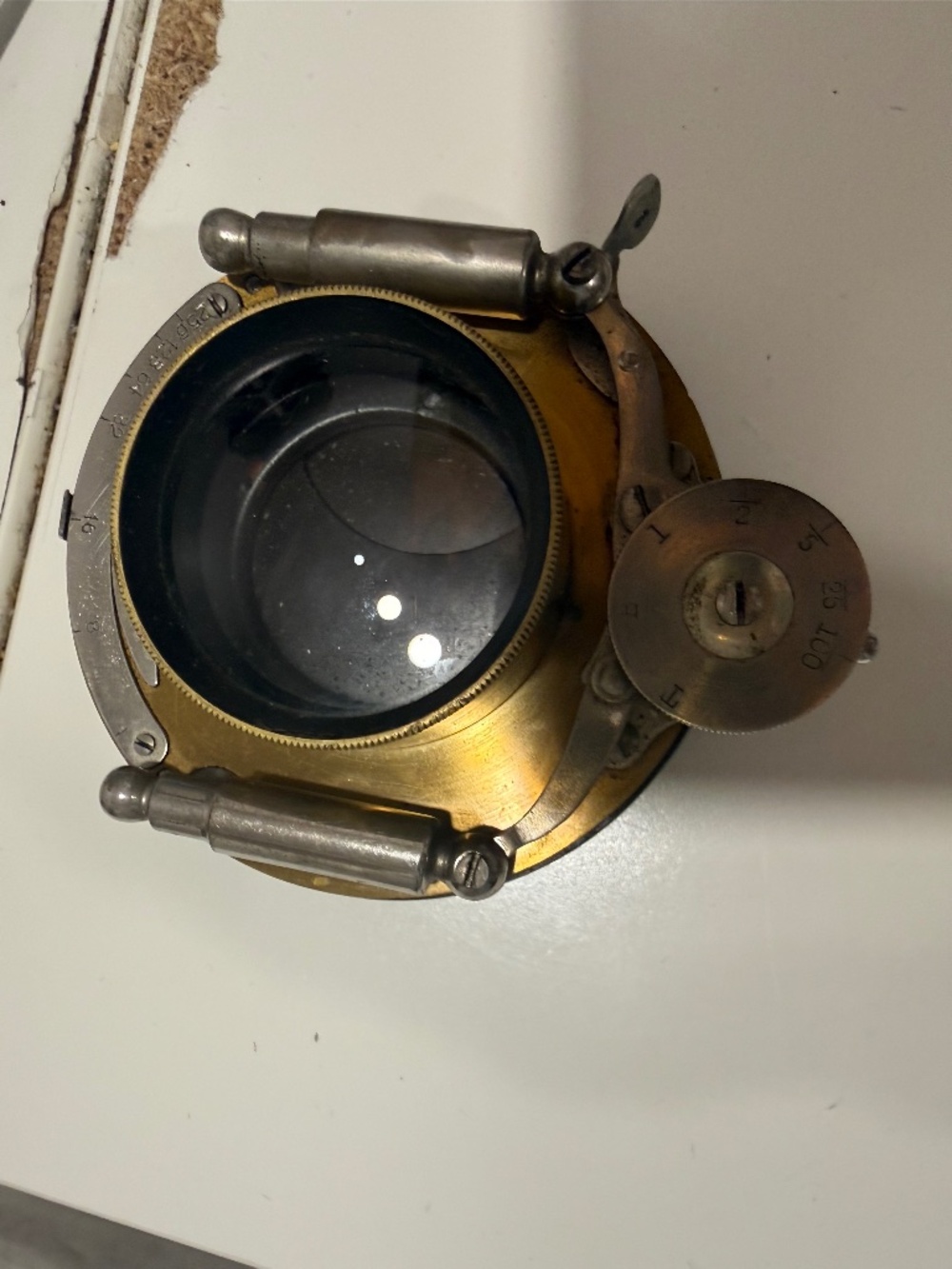 Vintage Bausch & Lomb Unicum Brass Camera Shutter